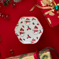 Karaca New Year Yılbaşı Snowman Hexagon Çerezlik 10 cm
