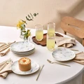 Karaca Pebble Çiçekli 6 Parça Seramik Pasta Seti 21 Cm 