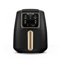 Karaca Air Pro Cook XL 2 in 1 Konuşan Airfryer Black Mineral Gold