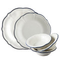 Jumbo Blue Line Stoneware 18 Parça 6 Kişilik Yemek Takımı