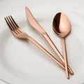 Jumbo 5700 Cius 84 Parça 12 Kişilik Titanyum Çatal Kaşık Bıçak Takımı Bronz
