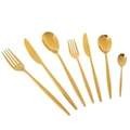 Jumbo 5800 Apollo 12 Kişilik 84 Parça Çatal Kaşık Bıçak Takımı Titanyum Gold