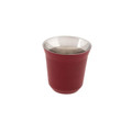 Jumbo Glory 7 Double Wall Termo 2'li Kırmızı Çelik Fincan 160 ml