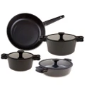 Jumbo Black Cook 7 Parça Döküm Tenceree Setii