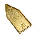 Jumbo Epsılon Dekoratif Ev Gold 13x25,5 Cm