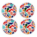 Jumbo Amorphe 4'lü Pasta Tabağı 20 Cm