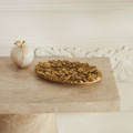 Karaca Home Coretta Gold Dekoratif Tepsi 21x14 cm