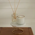 Karaca Home Angelina Mermer Dekoratif Mumluk Gold 17x9 cm