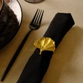 Karaca Ginko 2'li Peçete Yüzüğü Gold