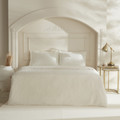 Karaca Home White Collection Viole Çift Kişilik Nevresim Takımı Beyaz