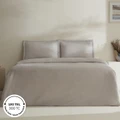 Karaca Home Jemma 120 Tel %100 Pamuk Saten Çift Kişilik Nevresim Takımı Gri