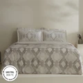 Karaca Home Chain %100 Pamuk 120 Tel Çift Kişilik Saten Nevresim Takımı Gri