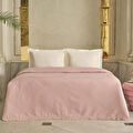 Karaca Home Lessie %100 Pamuk Fistolu Çift Kişilik Tek Pike Pudra