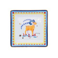 Baci Milano Zodiac Vibe Kare Tabak Koç Burcu 15 cm x 15 cm 
