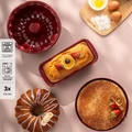 Emsan Wellbake 3'lü Kek Kalıbı Seti Bordo