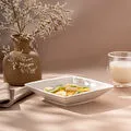 Emsan Pamukkale Kare Çukur Tabak 18 cm