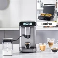 Homend Coffeebreak 5008H Çelik Kahve Öğütücülü, Süt Köpürtücülü, Dokunmatik Ekranlı Full Otomatik Espresso Makinesi