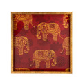 Karaca Home Zilonis Bordo Filli Kare Tepsi 40x40 cm