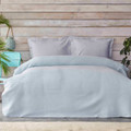 Karaca Home Remas Mavi Çift Kişilik Softline Battaniye