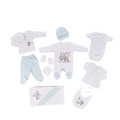 Karaca Home Pyjama Time Aplike/Nakış 10 Parça Hastane Çıkışı