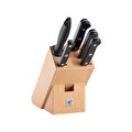 Zwilling Gourmet 6 Parça Doğal Ahşap Bloklu Bıçak Seti