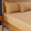  Nautica Home Hardal %100 Pamuk Tek Kişilik Fitted/Lastikli Çarşaf