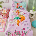 Winx by Karaca Home Flora Tek Kişilik %100 Pamuk Nevresim Takımı