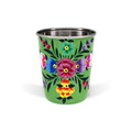 3rd Culture Çiçekli Yeşil Küçük Bardak 180 ml