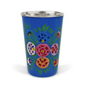 3rd Culture Çiçekli Gece Mavisi Bardak 330 ml