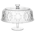 Baci Milano Baroque Rock Cake Kek Standı 32 cm Şeffaf