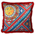 Baci Milano Sole Mio Kadife Yastık 60 cm x 60 cm Kırmızı