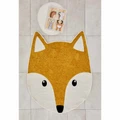 Kaşmir Halı Doğasever Geri Dönüşümlü Sevimli Dostlar Tilki 120x120 cm
