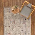 Kaşmir Halı 7/24 Kilim ve Jüt  Sümbül 80x300 cm