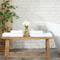 Timeless Maren 4 Parça Beden/Baş Havlusu Hamam Seti Offwhite