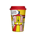 Bialetti Lichstein Porselen Take Away Mug Kapaklı