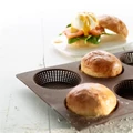 Lekue Kahverengi Silikon Yuvarlak Mini Ekmek Kalıbı