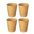 Koziol 4'lü Bardak 250 ml Kahverengi 