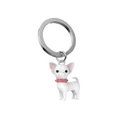 Metalmorphose Chihuahua Köpek Anahtarlık Beyaz