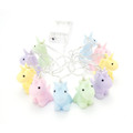 Dhink Unicorn String Gece Lambası 3,6x5,2x7,1 cm Çok Renkli