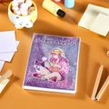 Karaca Container Anime Çizgili 40 Yaprak Sulu Simli Defter