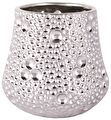 Karaca Home Point Vazo 17x17x16.5 Cm Silver