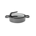 Berghoff Gem Grey 26cm Döküm Sığ Tencere