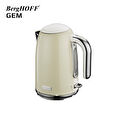 Berghoff Gem Retro 1.7 Litre Vanilya Krem Rengi Su Isıtıcısı
