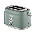 Berghoff Gem Retro 2 Dilim Ekmek Kızartma Makinesi – 815 W, Paslanmaz Çelik Gövde | Mint Yeşil