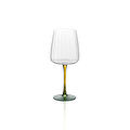 The Mia Şarap Kadehi Sarı Yeşil 500 Ml
