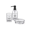 The Mia Clear Banyo Seti 3 Parça
