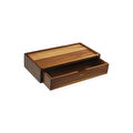 The Mia Natura Akasya Çekmeceli Organizer Kutu 25x16x5 Cm