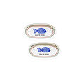 The Mia Fish Oval Servis 2li 21 Cm