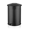 The Mia Çöp Kovası Mutfak Siyah 37 Lt