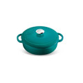 Voeux Kitchenware Profond Turkuaz Sığ Döküm Tencere 28 Cm